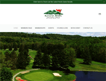 Tablet Screenshot of greenhillsclub.com